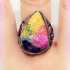 𝕮𝖚𝖘𝖙𝖔𝖒 𝕬𝖓𝖙𝖎𝖖𝖚𝖊𝖉 𝕾𝖙𝖊𝖗𝖑𝖎𝖓𝖌 925 𝕲𝖊𝖒𝖘𝖙𝖔𝖓𝖊 𝕽𝖎𝖓𝖌